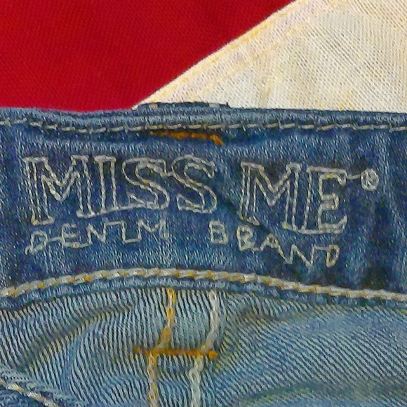 Miss Me Irene Boot Jeans Signature M Pockets Black Label Sz26/32 NWOT - Picture 8 of 10